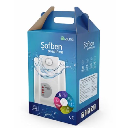 Aura Premium Elektrikli Banyo Şofbeni 105pr ( Montaj Dahil )