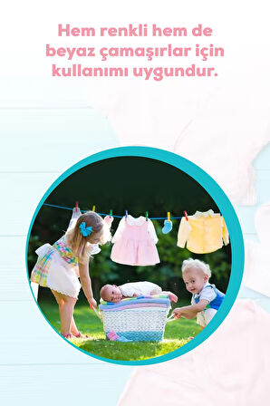 Bitkisel Vegan Sıvı Bebek Çamaşır Deterjanı 1500ml, Hipoalerjenik, Renkli&beyaz, %100 Doğal Temizlik