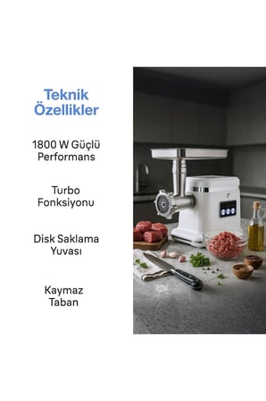 Torque 1800 Kıyma Makinesi