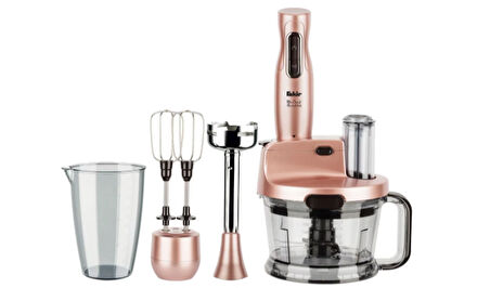 Fakir Mr.chef Quadro Rose 1000 W Blender Seti MAĞAZA VİTRİN ÜRÜNÜDÜR.