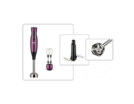 Fakir Lucca Q 1000 W Mikser & Blender Seti Violet( TEŞHİR ÜRÜNÜDÜR)