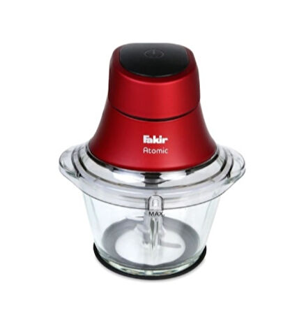 Fakir Atomic Cam Hazneli 600 W Rondo Kırmızı (VİTRİN ÜRÜNÜDÜR)