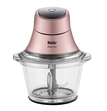 Fakir Atomic 2 Bıçaklı Cam Hazneli Elektrikli 1 lt Doğrayıcı Rondo