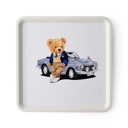 Zucci Home Teddy Bear Kare Tepsi - 32,5x32,5 cm