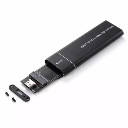 M2 NVME Harici SSD/HDD Hardisk kutusu.NVME/NGFF okuyucu. 3.1-3.2 veri okuma TYPE C giriş