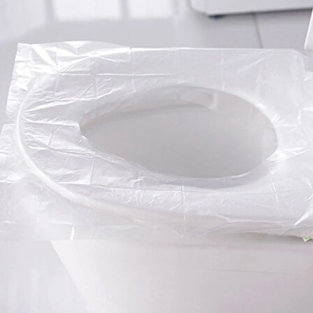 Klozet Kapağı Poşeti 50 Adet Kullan At Hijyenik Klozet Kapağı Poşeti 