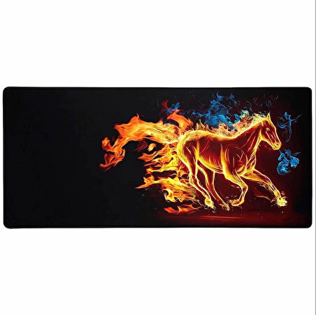 AT HORSE 70x30 Cm Speed Kaymaz Taban Dikişli Oyuncu Gaming Mouse Pad
