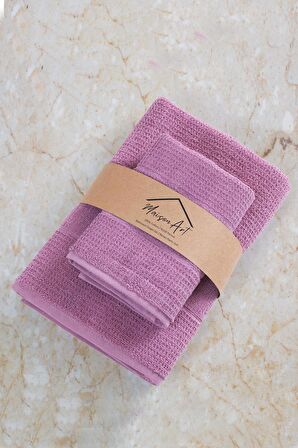 Royality | 50x90 - 70x140 Cm 2'Li  Banyo Havlu Seti, %100 Pamuklu Havlu Takımı