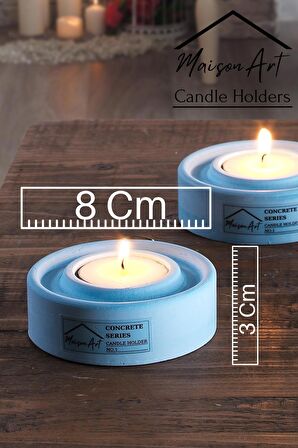 Holder | 3'Lü Set Mumluk | Tea Light Mumluk Seti | Dekoratif Şamdan Mumluk