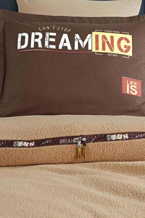 Clasy 100% Pamuk Welsoft Nevresim Takımı Tek Kişilik Life Is