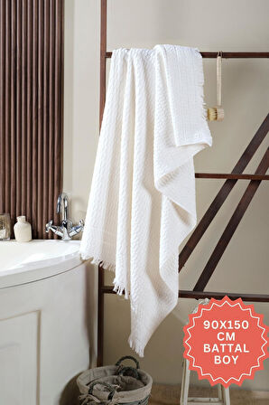 Daphne Banyo Havlusu 90x150 Cm %100 Pamuk Battal Boy