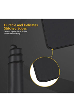 90x40 Siyah Dikişli Kaydırmaz Taban Speed Yüzey Mouse Pad 90x40 Cm Mousepad