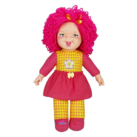 45 Cm Sevimli Pembe Saçlı Oyuncak Efsane Lahana Bebek