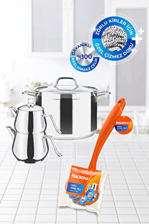 Saplı Ovma Teli + 3 Yedek Tel