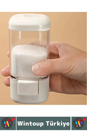 Kompakt Kolay Temizlenir Nem Önleyen Kapak Sistemi Ergonomik Tutuş Çok Şık Pratik Basmalı Baharatlık