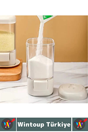 Kompakt Kolay Temizlenir Nem Önleyen Kapak Sistemi Ergonomik Tutuş Çok Şık Pratik Basmalı Baharatlık