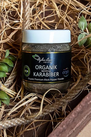 Öğütülmüş Organik Karabiber 80 G