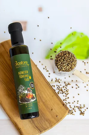 Soğuk Sıkım Kenevir Tohumu Yağı 250 ml