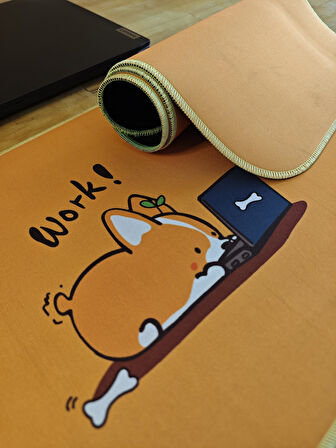 SGE TEKNOLOJİ 70X30 CM FOSFORLU DİKİŞ  WORK KAYDIRMAZ TABAN SPEED YÜZEY OYUNCU MOUSE PAD GAMİNG PAD