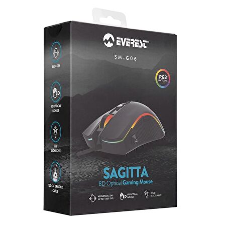 T60 Beyaz Red Switch Typ-C Oyuncu Klavyesi+Everest SM-G06 6400 dpi RGB Gaming Mouse