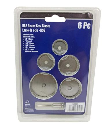 BN5 6  Parça Dremel Gravür Uç Takım Daire Testere Hss Kesici Disk