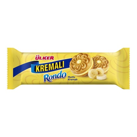 Ülker Kremalı Rondo Muzlu Bisküvi 61 gr x 96 Adet (4 Koli)