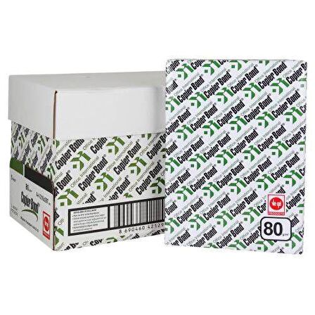 Ve-Ge Copier Bond A4 80 g/m² 5.000 Ad. Fotokopi Kağıdı (10'lu Paket)