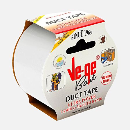 VEGE DUCT TAMİR BANDI BEYAZ 50MMX10 MT