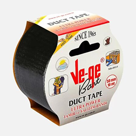 VEGE DUCT TAMİR BANDI SİYAH 50MMX10 MT