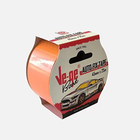 VEGE AUTO FİX TAPE TURUNCU 45MMX25 MT