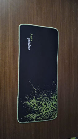 Razer 70X30 cm FOSFORLU İPLİ Speed Kaymaz Taban Dikişli Oyuncu Gaming Mouse Pad