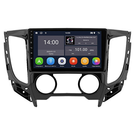 Mitsubishi L200 Android Multimedya Sistemi (2015-2019) CRV-4366XD