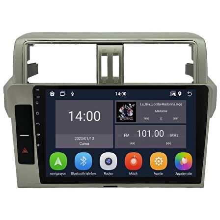 Toyota Prado Android Multimedya Sistemi (2014-2019) CRV-4555XD