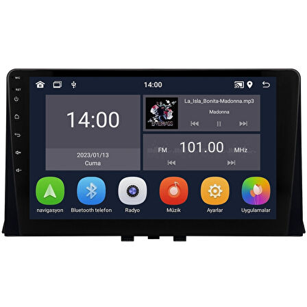 Citroen Berlingo Android Multimedya Sistemi (2019-2023) CRV-4073XD