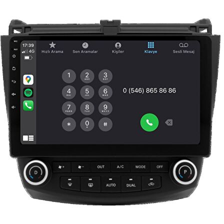 Honda Accord Android Multimedya Sistemi (2003-2008)