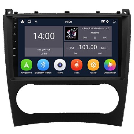 Mercedes C Serisi W203 Android Multimedya Sistemi (2005-2007)