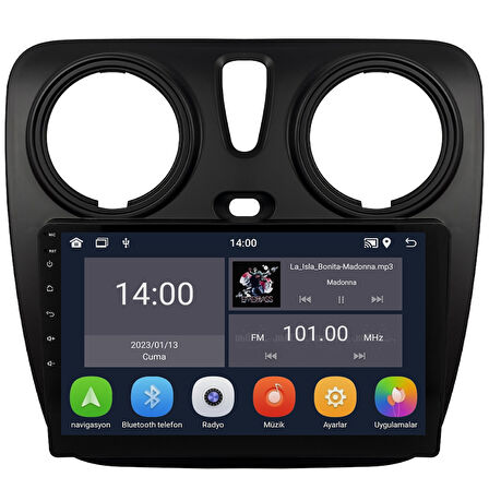 Dacia Dokker Android Multimedya Sistemi (2013-2020) CRV-4811XD