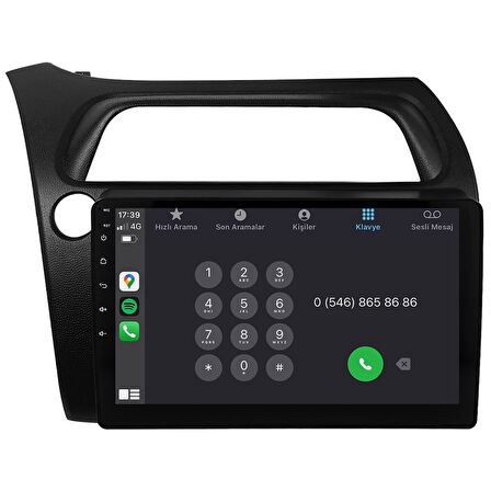 Honda Civic Hatchback Android Multimedya Sistemi (2005) CRV-4814XD