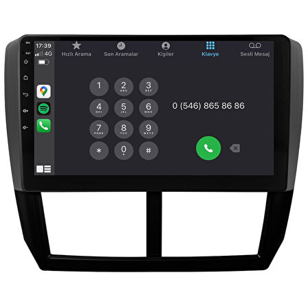 Subaru Forester Android Multimedya Sistemi (2008-2013) CRV-4823XD