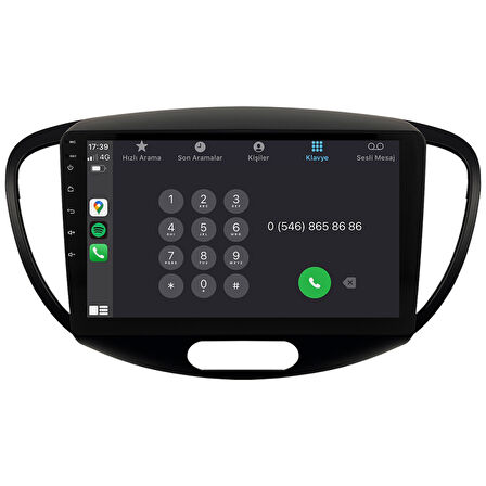 Hyundai I10 Android Multimedya Sistemi (2008-2012) CRV-4840XD