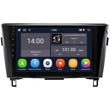 Nissan X-Trail Android Multimedya Sistemi (2014-2020) CRV-4372XD