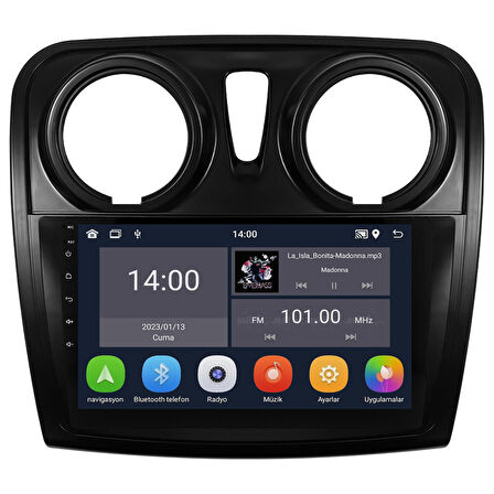 Dacia Logan 2 Android Multimedya Sistemi (2013-2020) CRV-4827XD