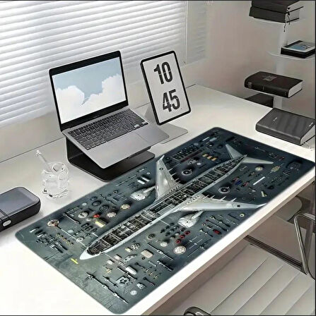 70X30 CM UÇAK MAKETİ KAYDIRMAZ TABAN SPEED YÜZEY OYUNCU MOUSE PAD GAMİNG