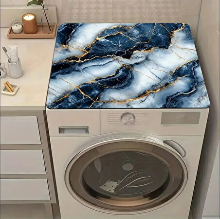 55 CM x 45 CM LÜKS FAYANS TEMALI TEZGAH ÜSTÜ BULAŞIK KURUTMA MATI BULAŞIKLIK KURUTMA ÖRTÜSÜ