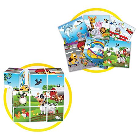 Eğitici Hobi Fantastik 9 Parça Çocuk Puzzle