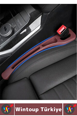 Dayanıklı Esnek Montaj Gerektirmez Telefon Anahtar Küçük Eşya Düzenleyici Araç İçi Organizer Bordo