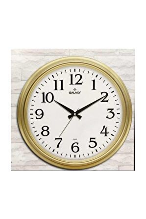 Dekoratif Duvar Saati Gold 46 CM