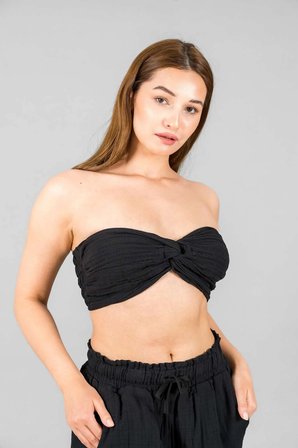 Kadın Şort-Crop Top Takım