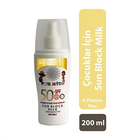 Silversun Yüksek Korumalı Çocuk Güneş Spreyi Spf 50+ 200 ml