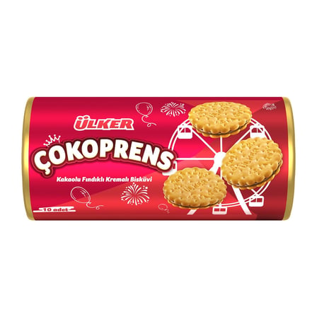 Ülker Çokoprens 10'lu Paket 300 Gr x 12 Adet